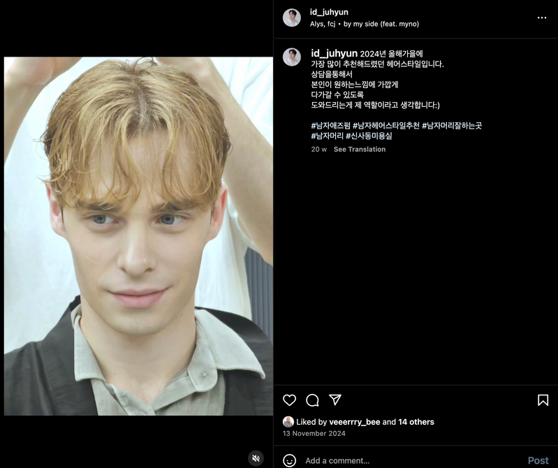 Korean Hairstylist Recommendation